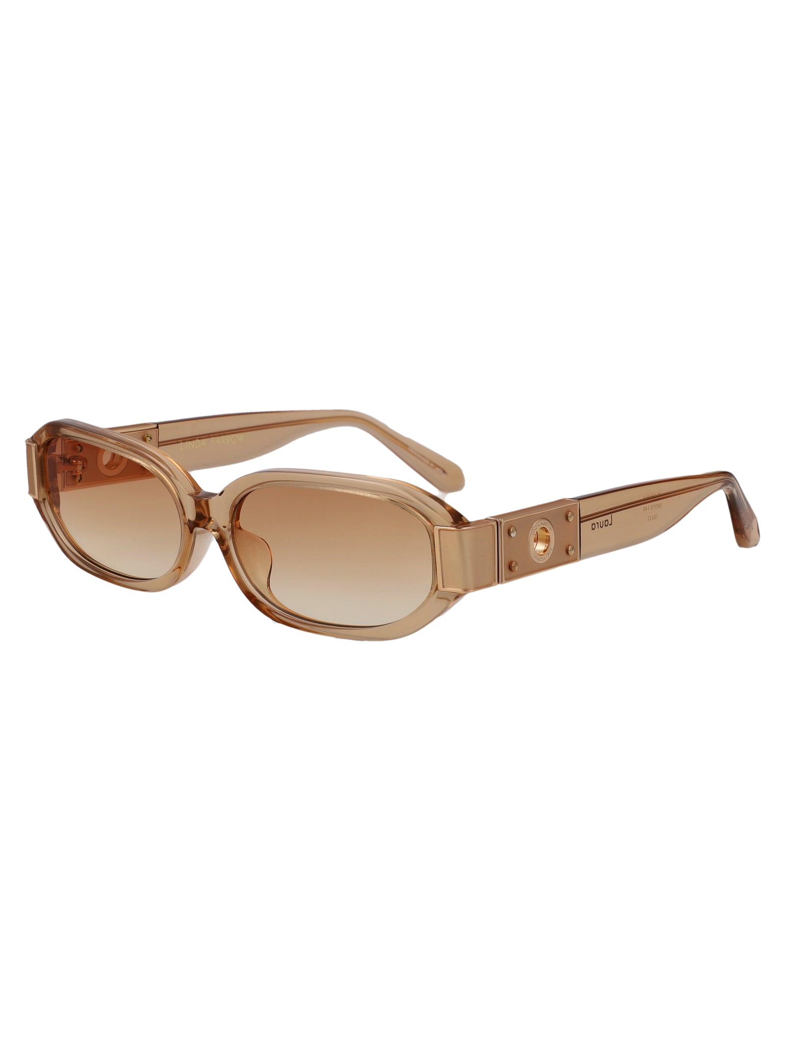 Lfl1545c4sun 04 Honey/ Matt Champagne/ Camel Grad Acetate Sunglasses