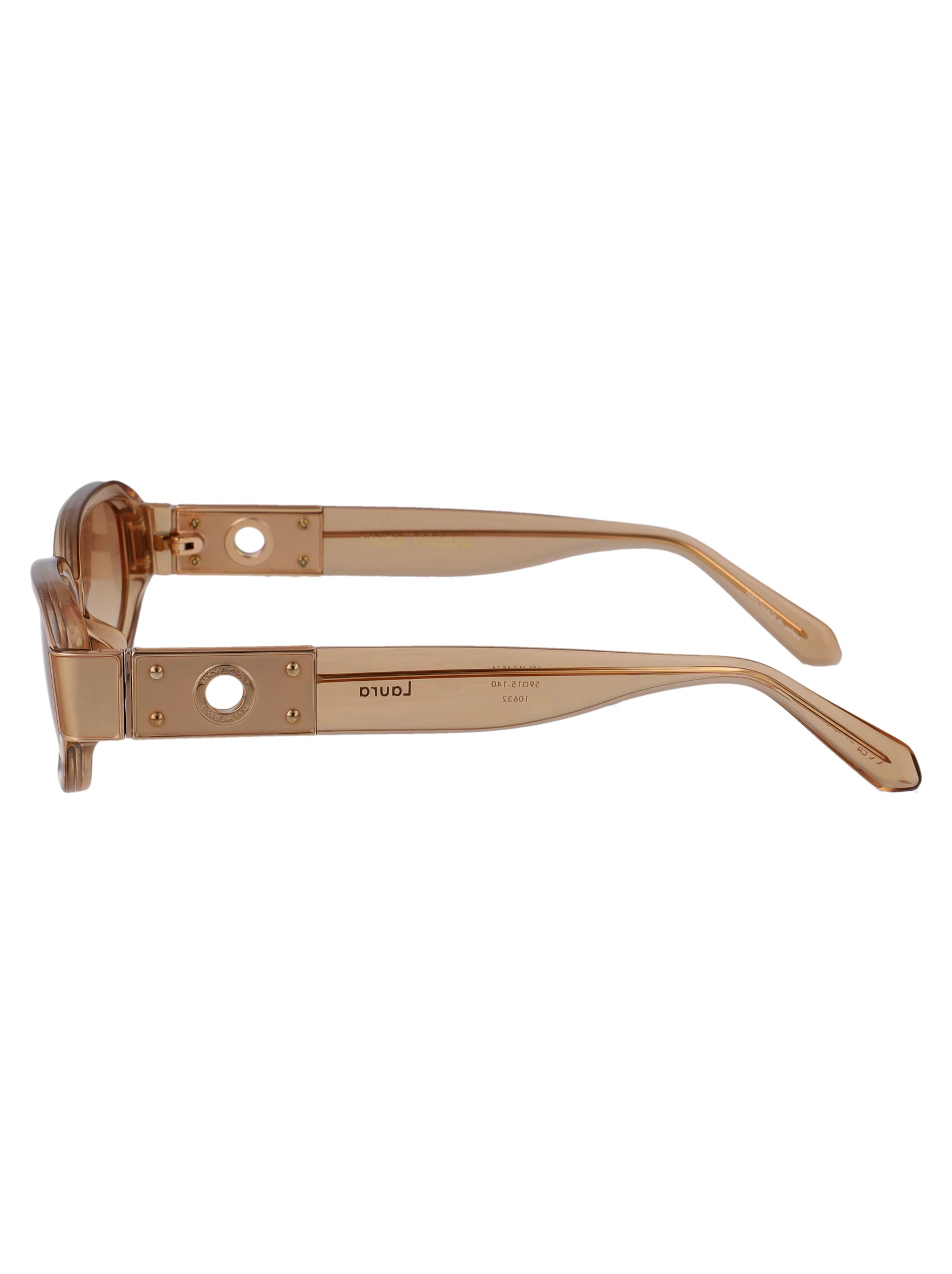 Lfl1545c4sun 04 Honey/ Matt Champagne/ Camel Grad Acetate Sunglasses