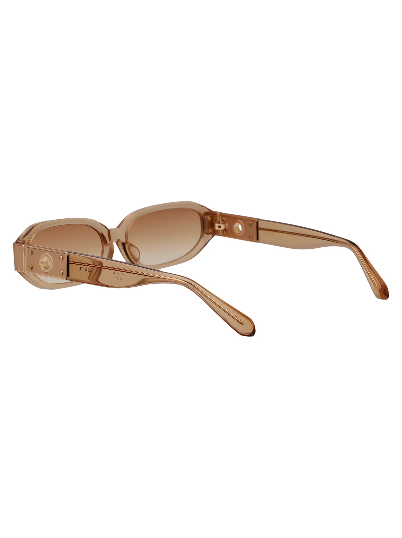 Lfl1545c4sun 04 Honey/ Matt Champagne/ Camel Grad Acetate Sunglasses