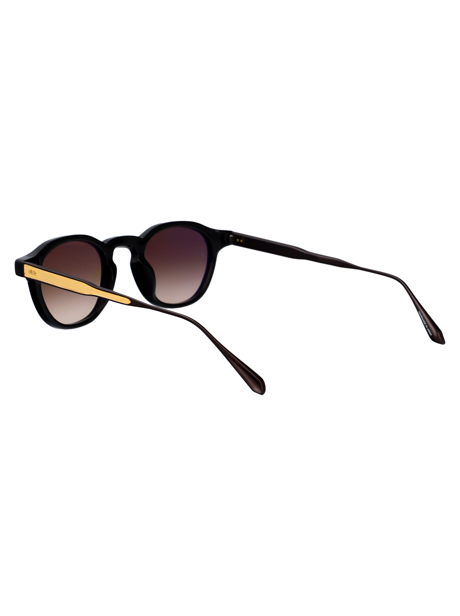 Lfl1625c1sun 01 Black/ Nickel/ Yellow Gold/ Mocha Grad Acetate Sunglasses