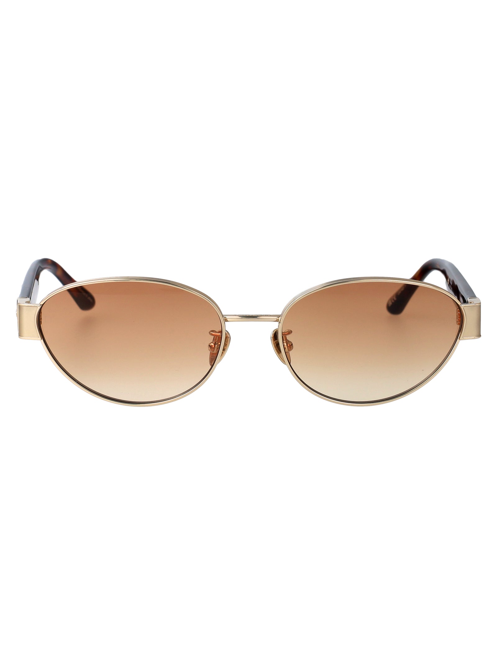 Lfl1656c2sun 02 Light Gold/ Dark T-shell/camel Grad Titanium Sunglasses