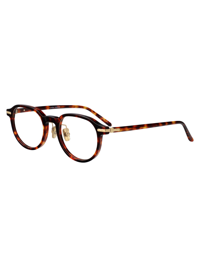 Lf102ac2opt 02 Dark T-shell/ Light Gold Acetate Optical