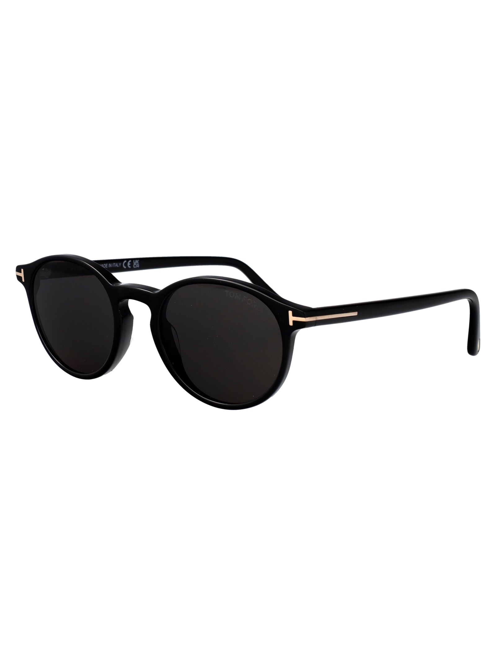 Ft1331 01a Nero Lucido / Fumo Acetate Sunglasses