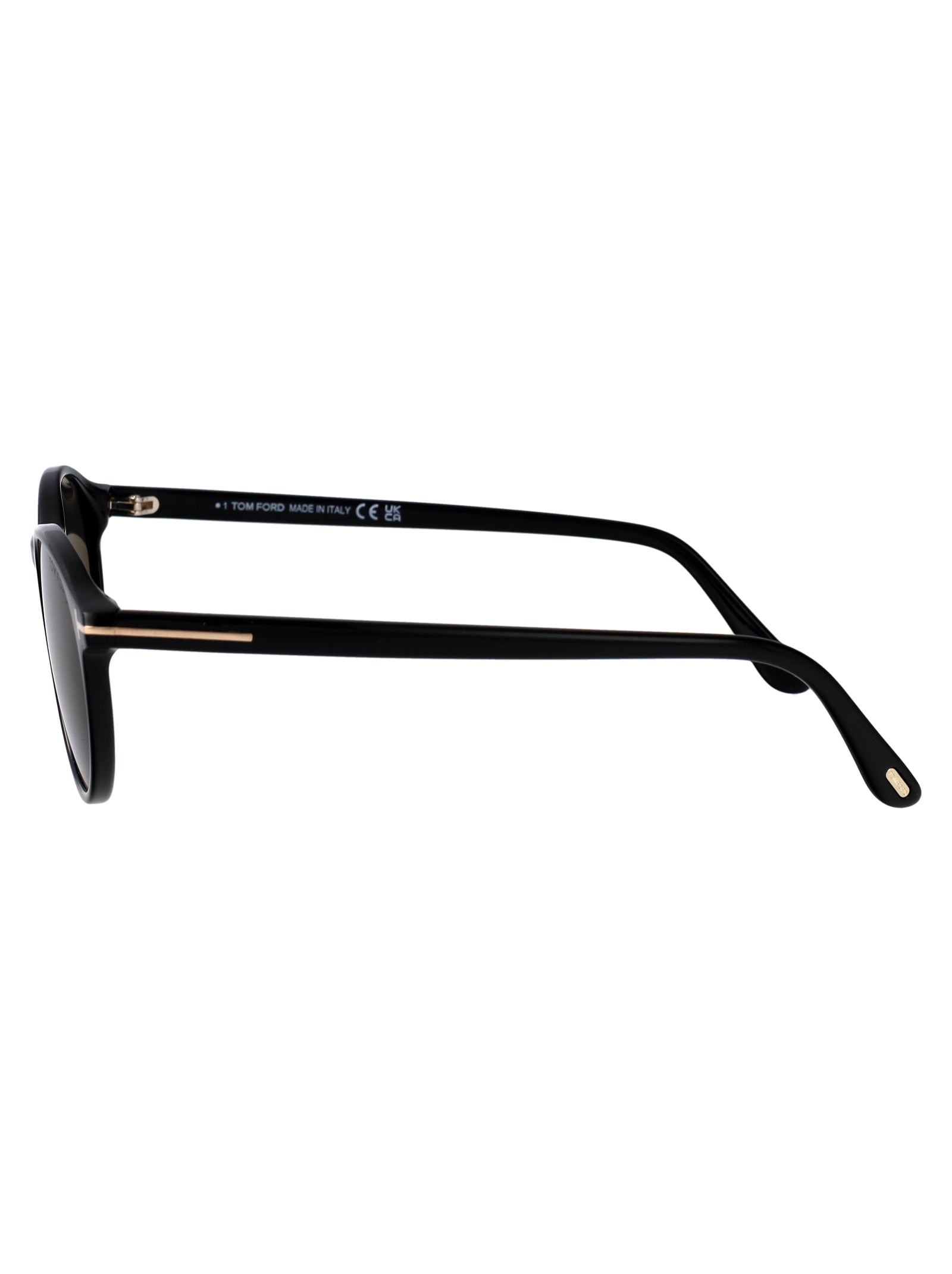 Ft1331 01a Nero Lucido / Fumo Acetate Sunglasses