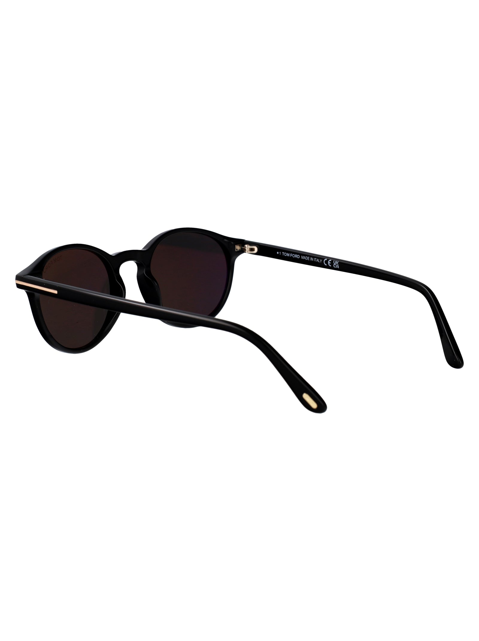 Ft1331 01a Nero Lucido / Fumo Acetate Sunglasses