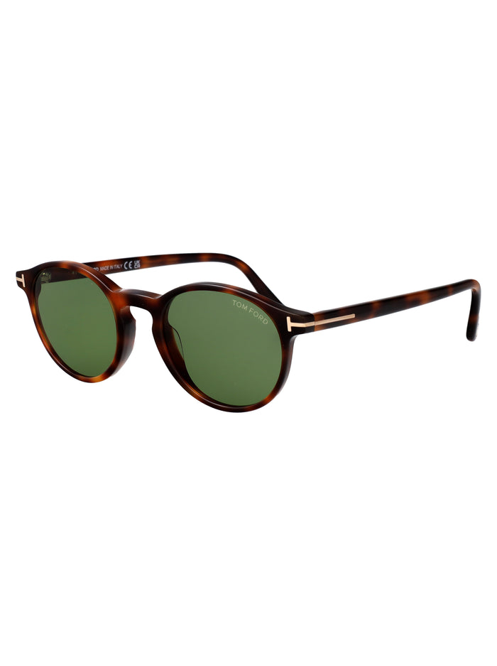 Ft1331 53n Avana Bionda / Verde Acetate Sunglasses