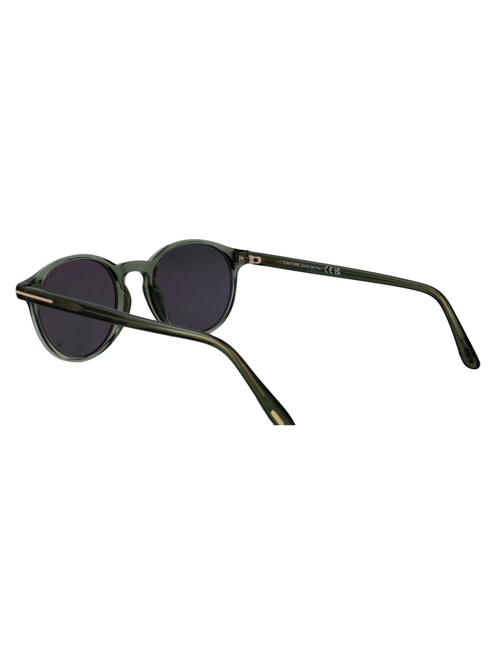 Ft1331 93a Verde Chiaro Luc / Fumo Acetate Sunglasses