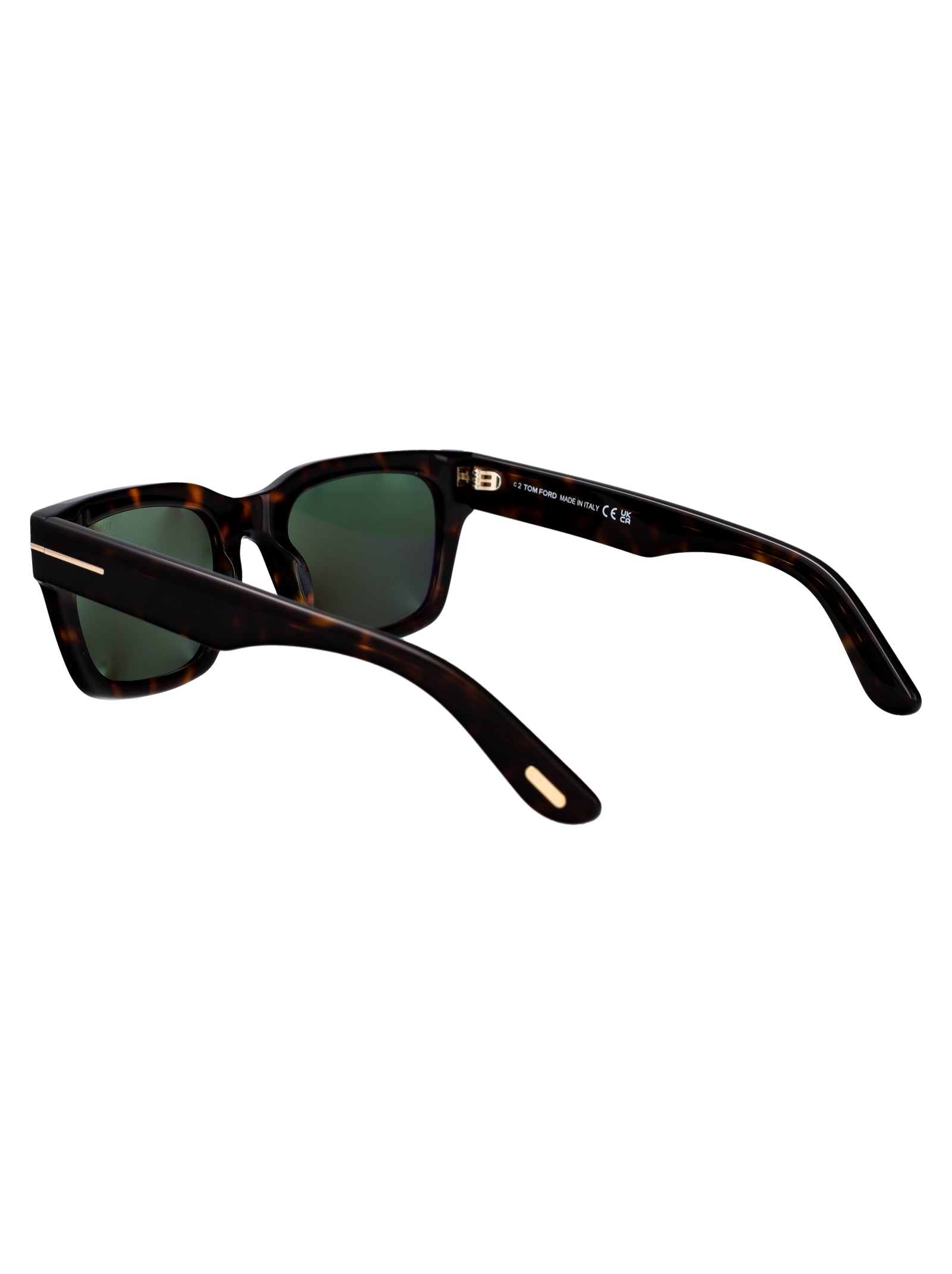 Ft1333 52r Avana Scura / Verde Polar Acetate Sunglasses