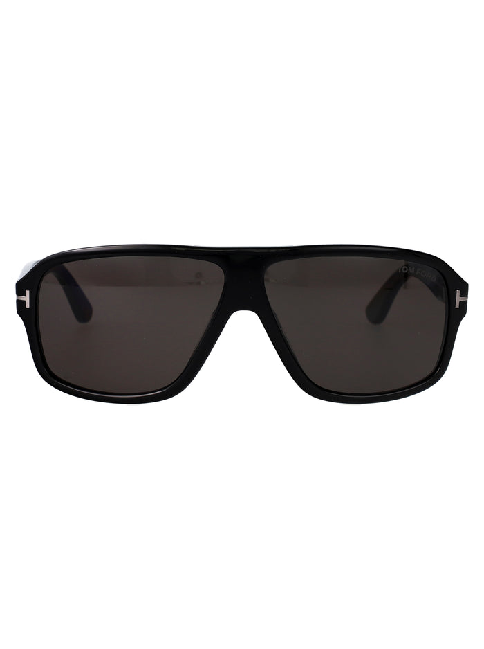 Ft1335-N 01a Nero Lucido / Fumo Acetate Sunglasses
