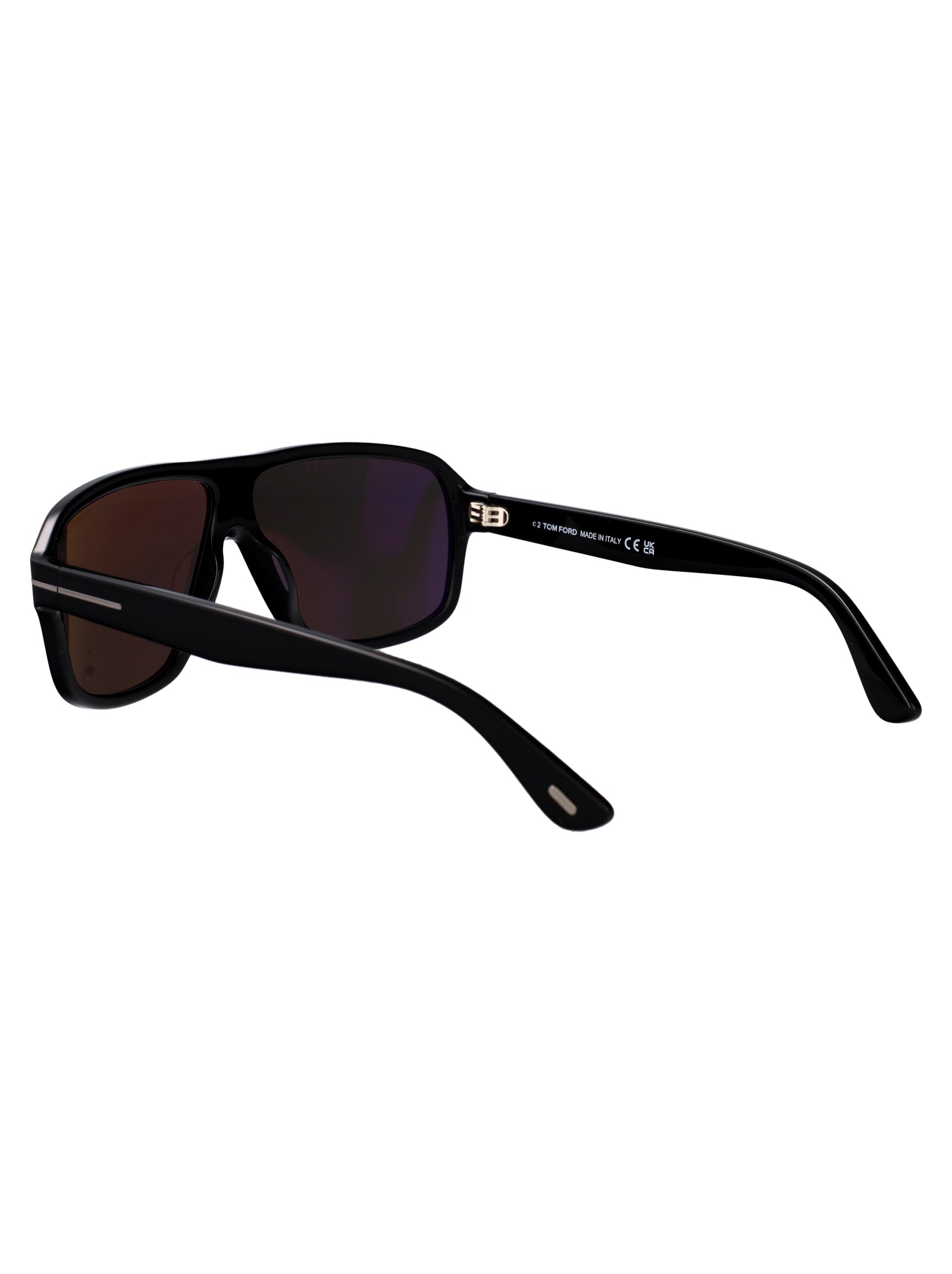 Ft1335-N 01a Nero Lucido / Fumo Acetate Sunglasses