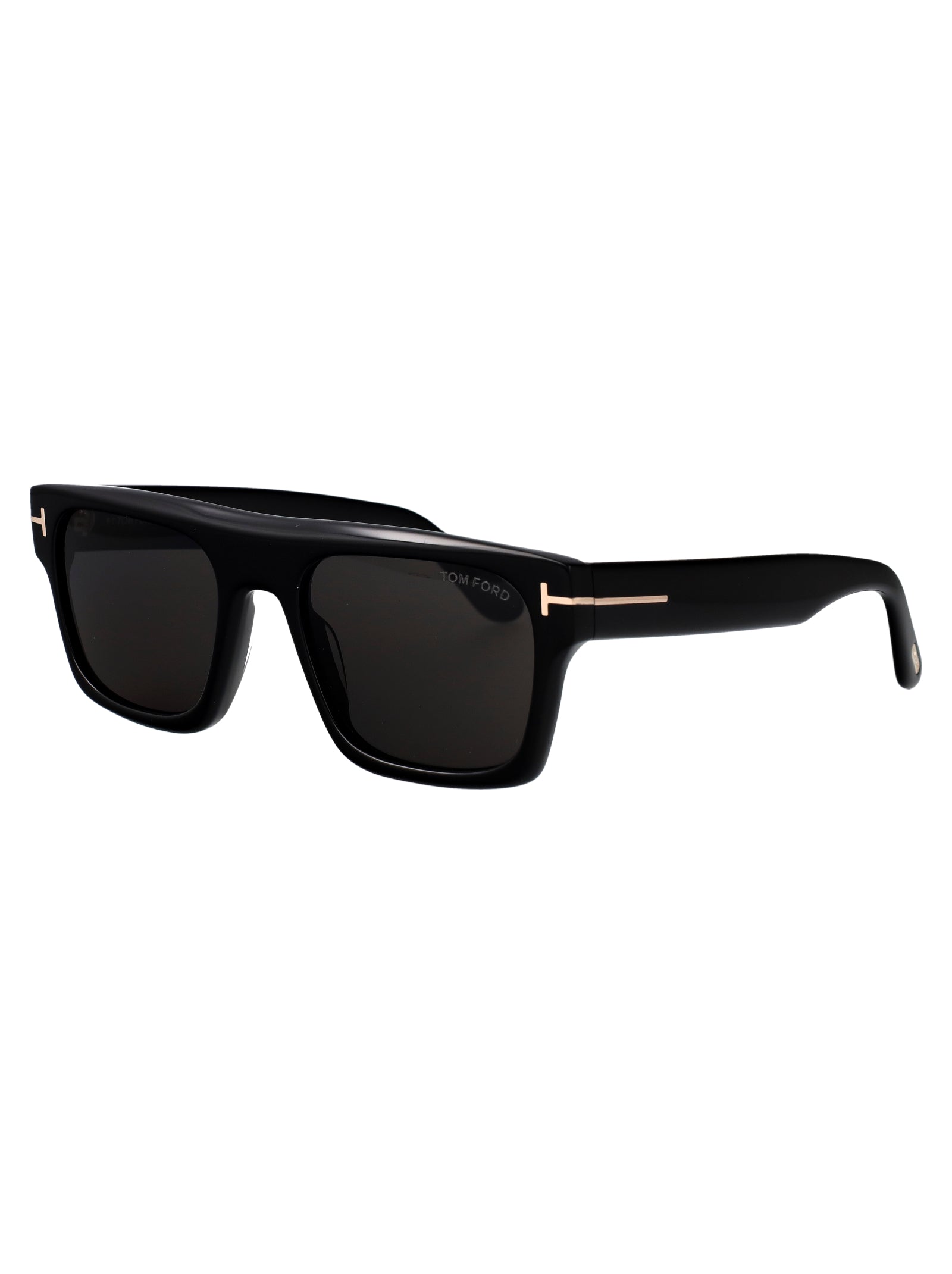 Ft1337 01a Nero Lucido / Fumo Acetate Sunglasses