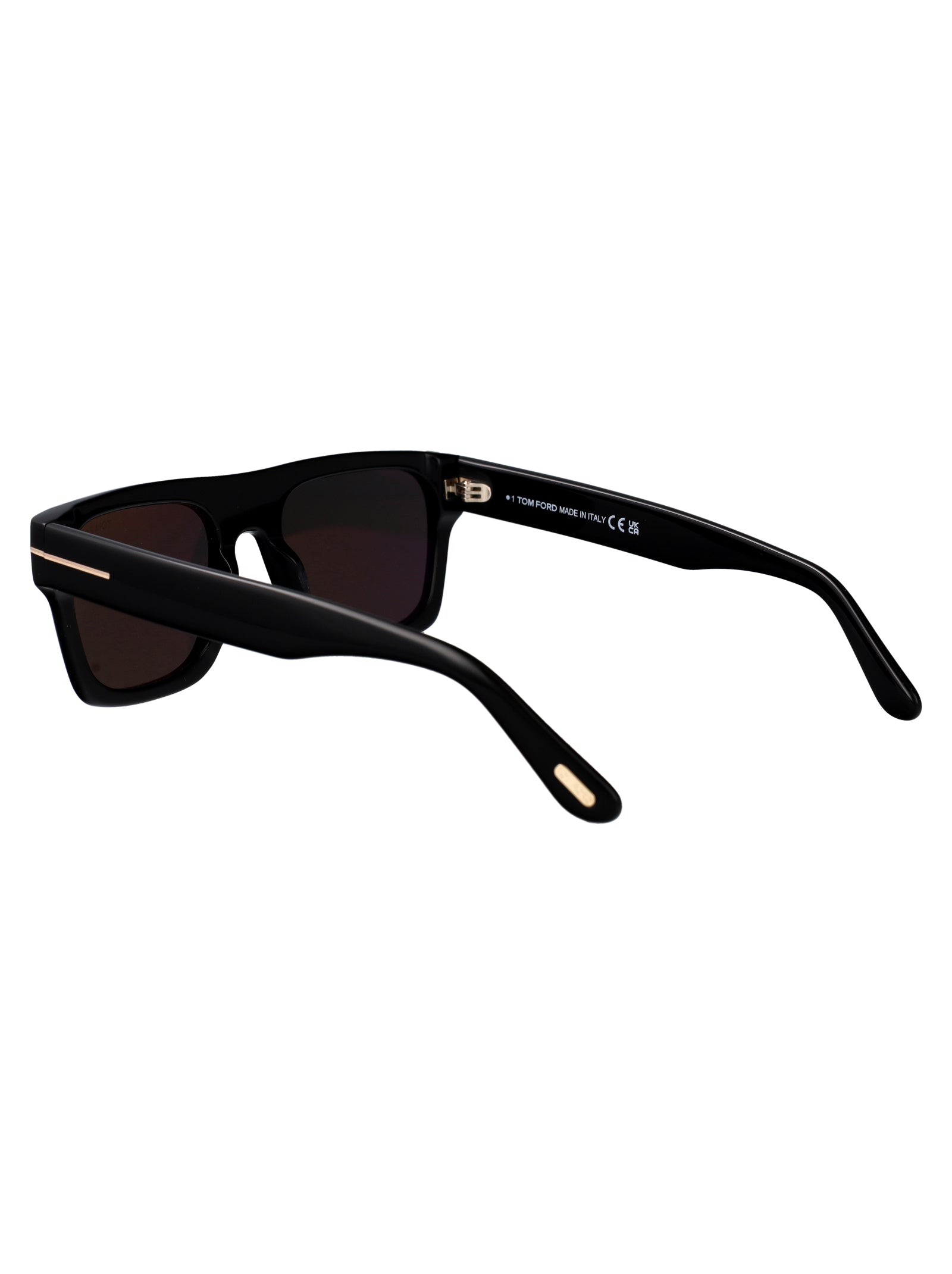 Ft1337 01a Nero Lucido / Fumo Acetate Sunglasses