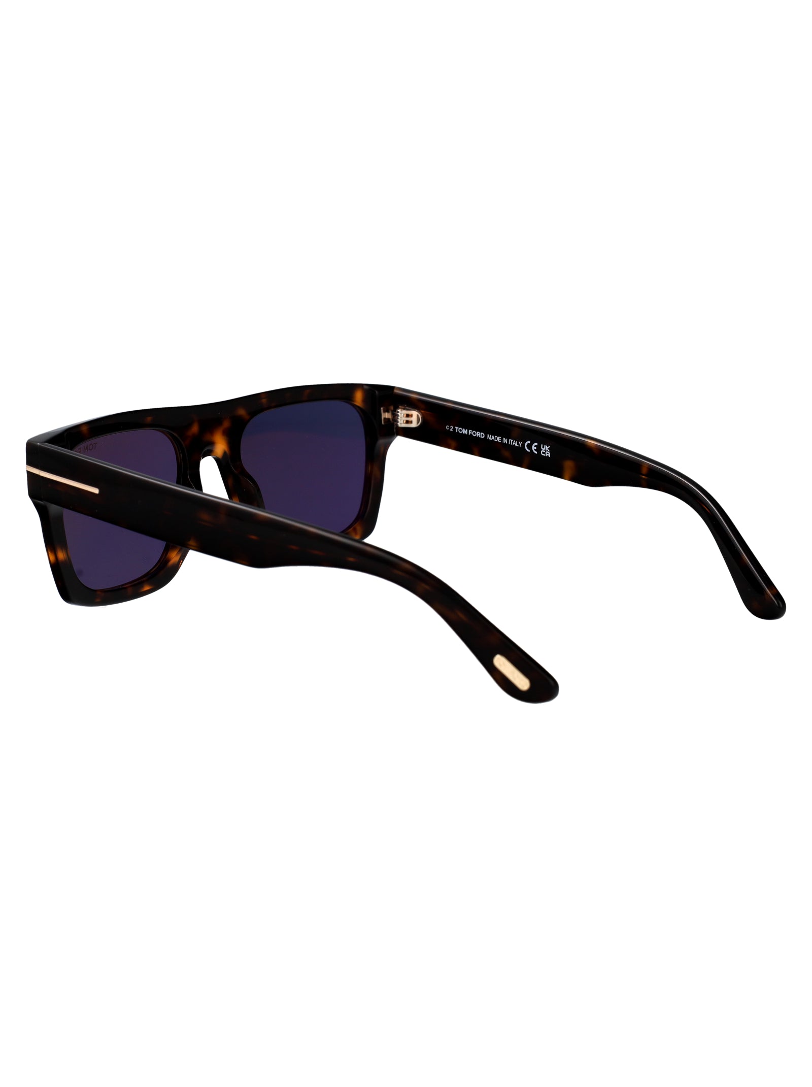 Ft1337 52v Avana Scura / Blu Acetate Sunglasses