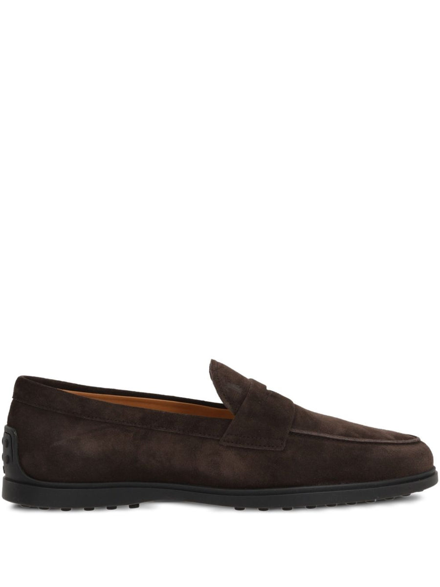 Tod'S Suede Loafer Loafer — Brown