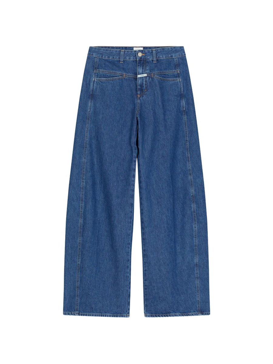 Closed Wide-Leg Denim Jeans — Blue