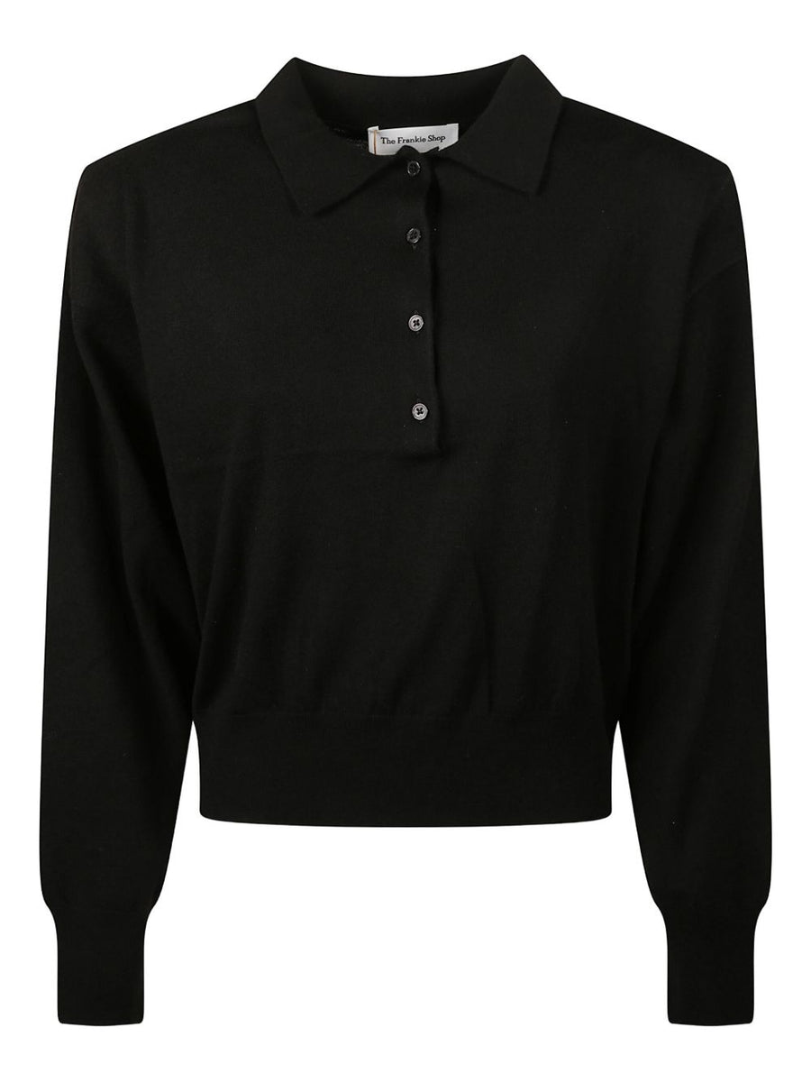 032C THE FRANKIE SHOP PRE T-shirts and Polos BLACK