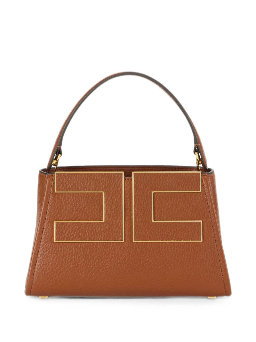 Elisabetta Franchi Top Handle Bag — Brown