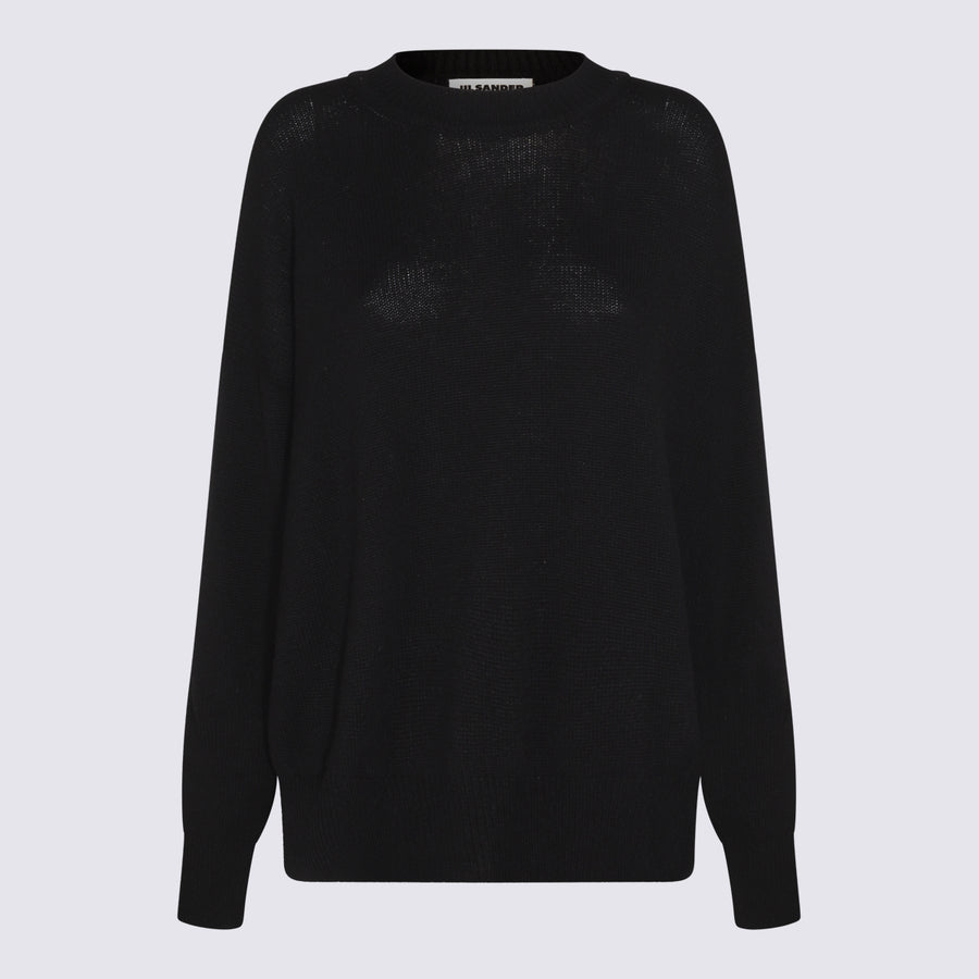 Jil Sander 100% Wool sweater in black