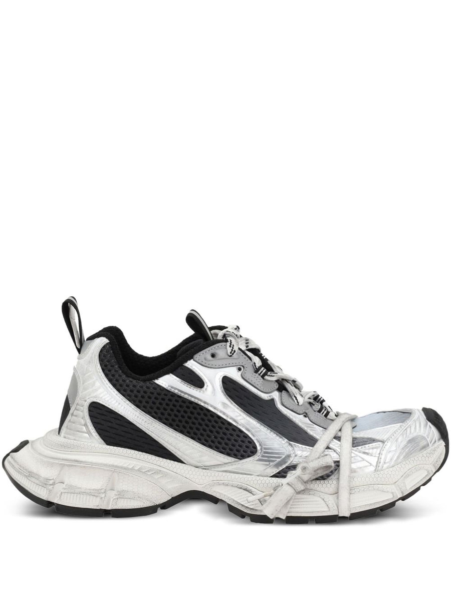 Balenciaga Distressed Oversized Sneaker — White