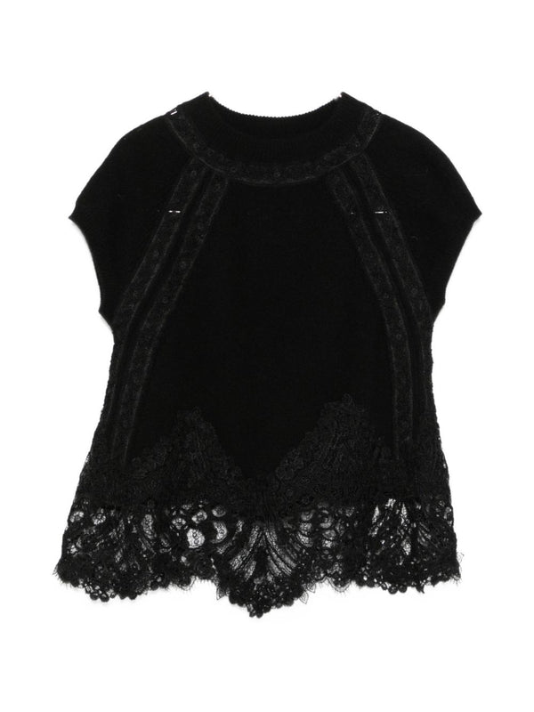 Ermanno Scervino Top BLACK