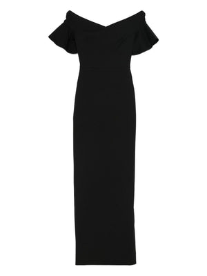 Solace London Cielo Dress — Black