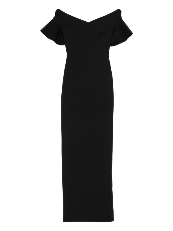 Solace London Cielo Dress — Black