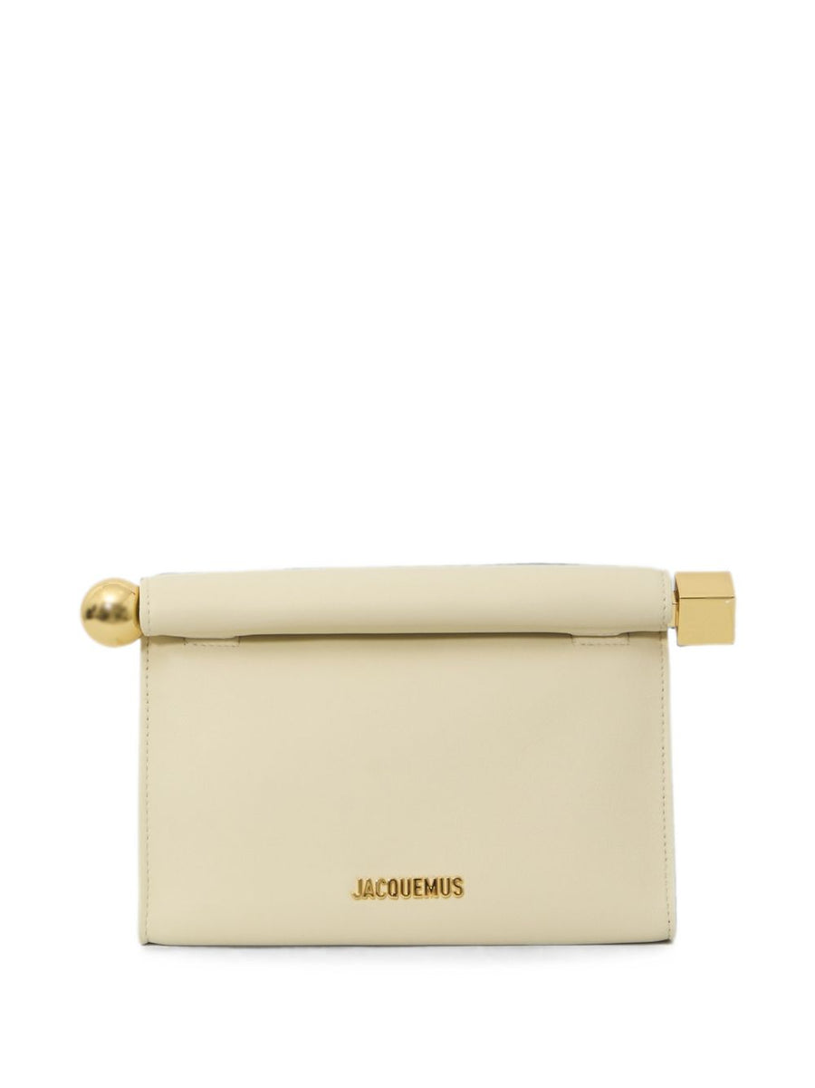 JACQUEMUS Clutch — Beige