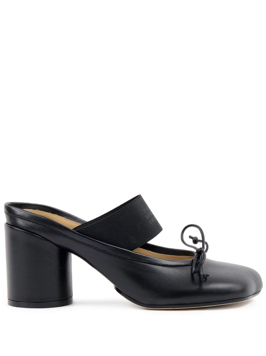 MM6 Maison Margiela Block Heel Mule — Black