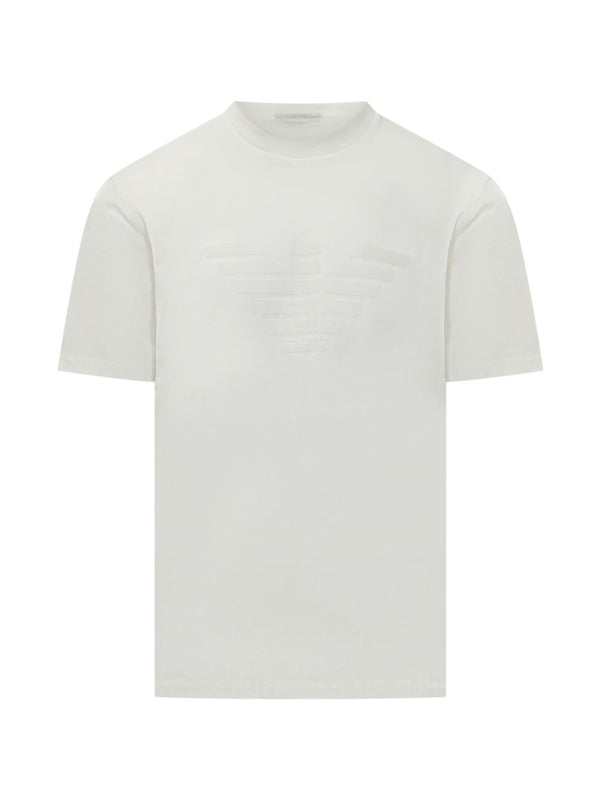 Emporio Armani Logo Cotton T-Shirt — White