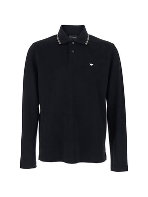 Emporio Armani polo in black
