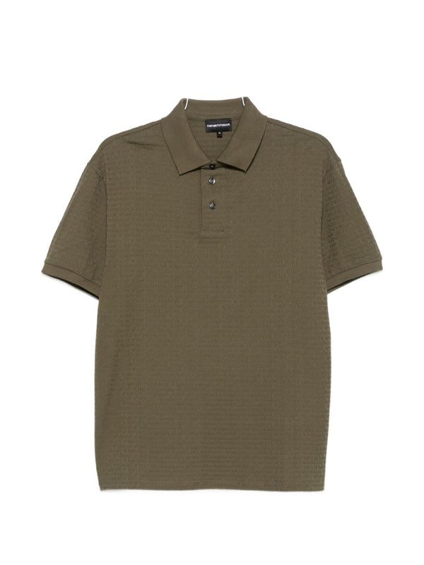 Emporio Armani Cotton Polo — Khaki