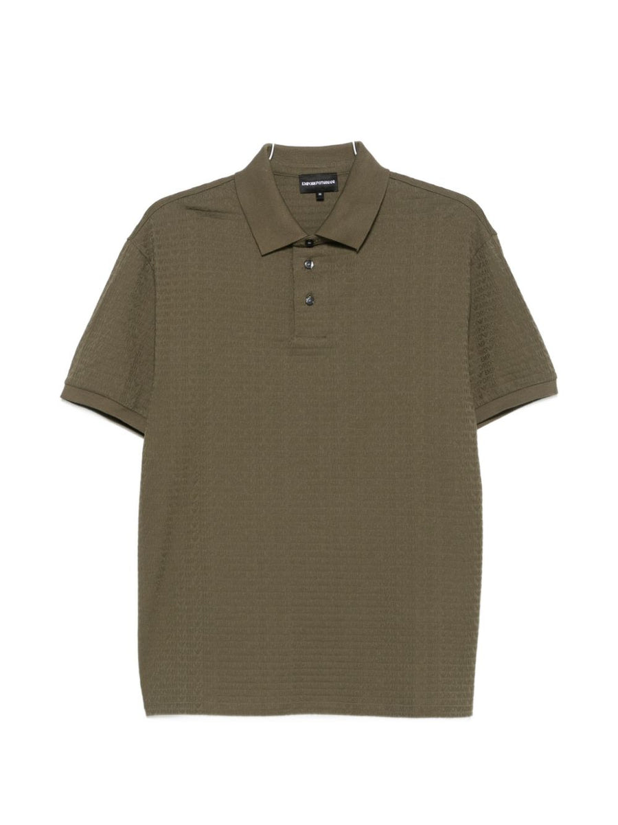 Emporio Armani Cotton Polo — Khaki