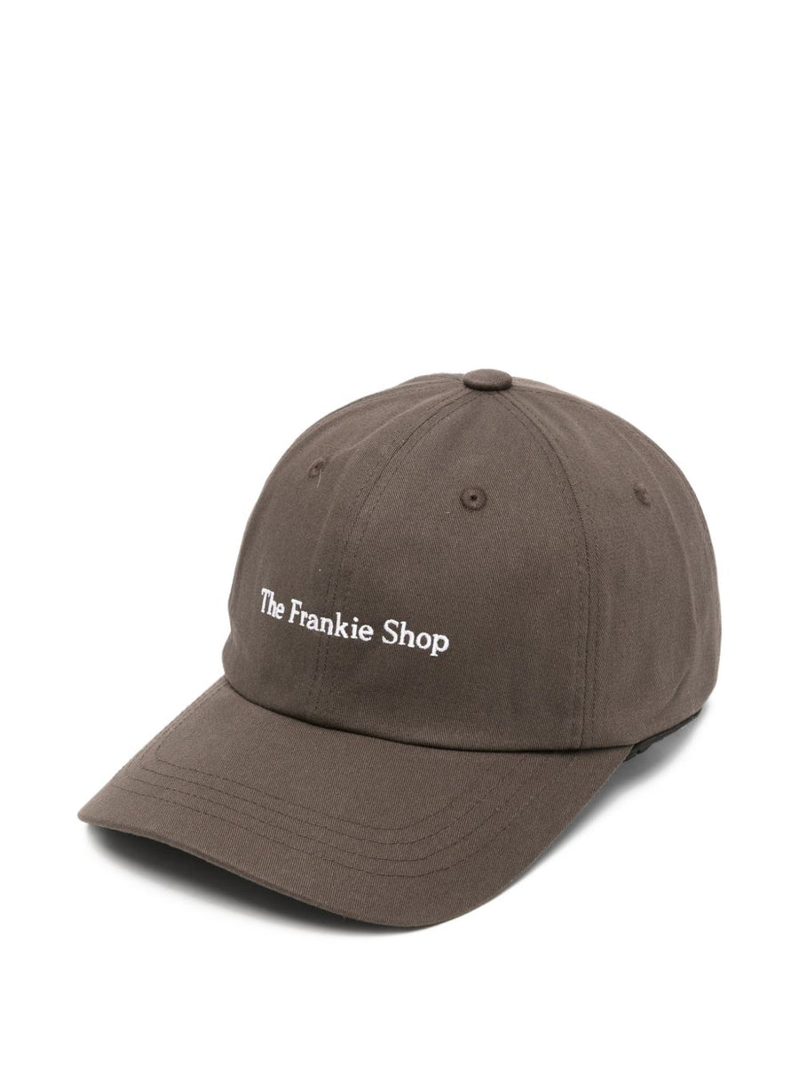 032C Logo-Embroidered Baseball Cap — Brown