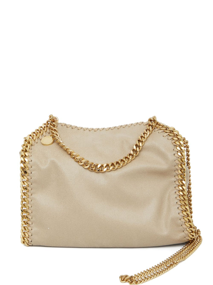 Stella McCartney Falabella Top Handle Bag — Beige