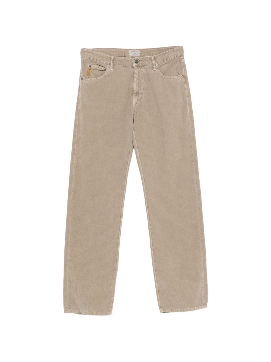 Emporio Armani Cotton Corduroy Jeans — Beige