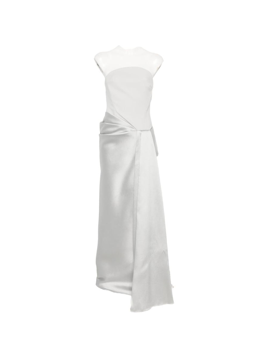 Solace London Seri Dress — Silver