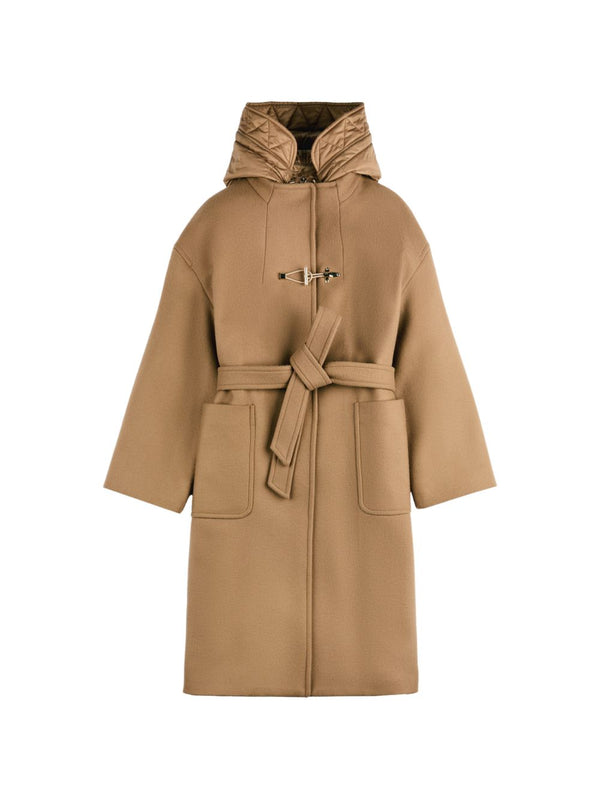 Fay Wool and Cashmere Coat — Camel