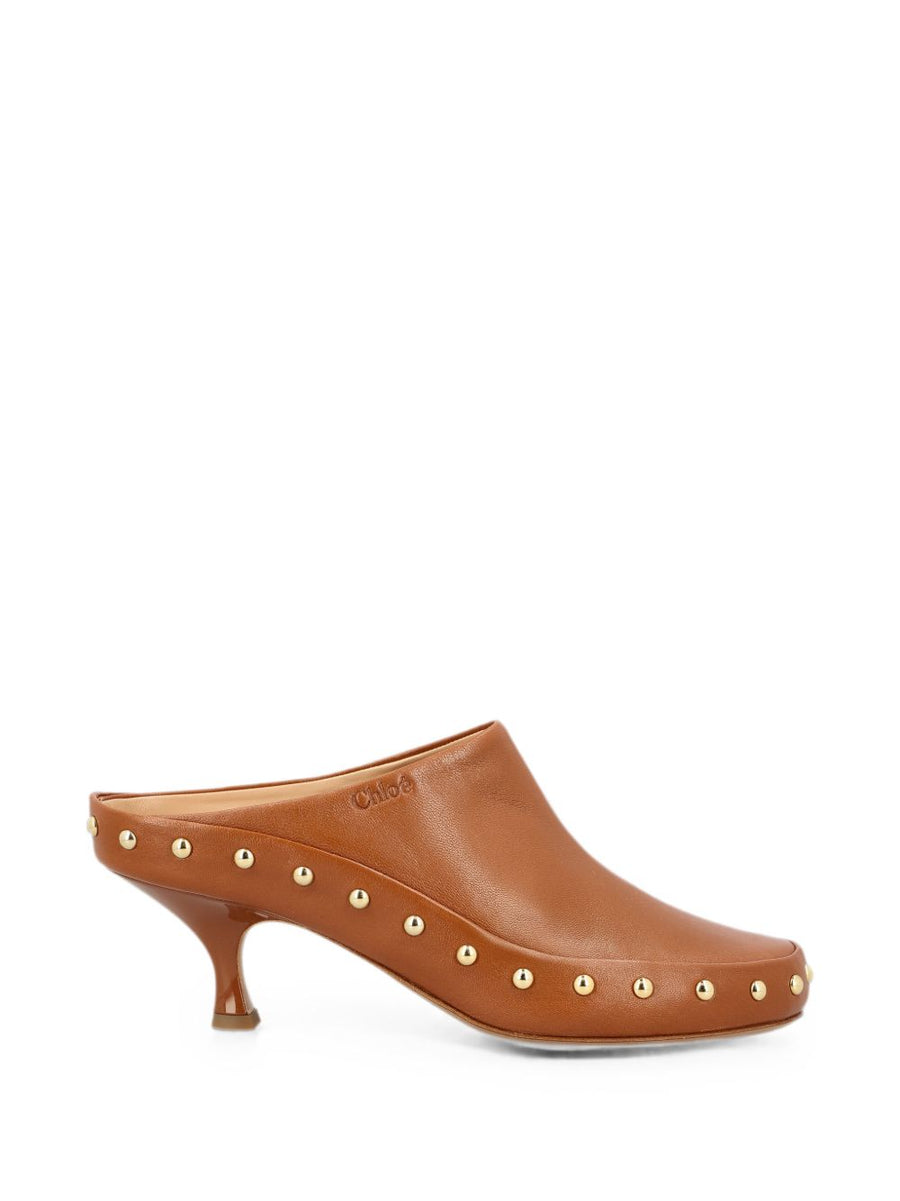 Chloé Junie Mule — Tan