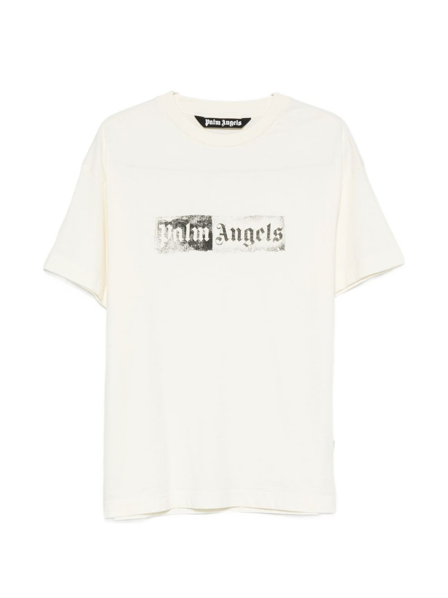 Palm Angels Logo-Print T-Shirt — White