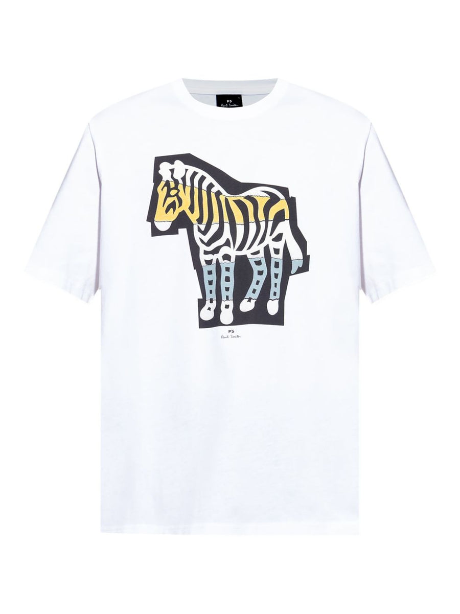 Paul Smith Zebra-Print T-shirt — White