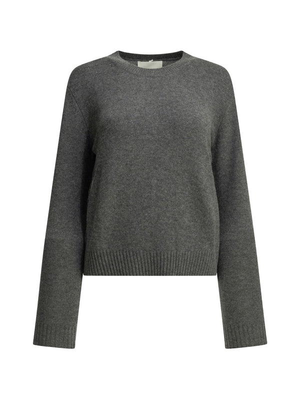 Lisa Yang Cashmere Crewneck Sweater — Gray