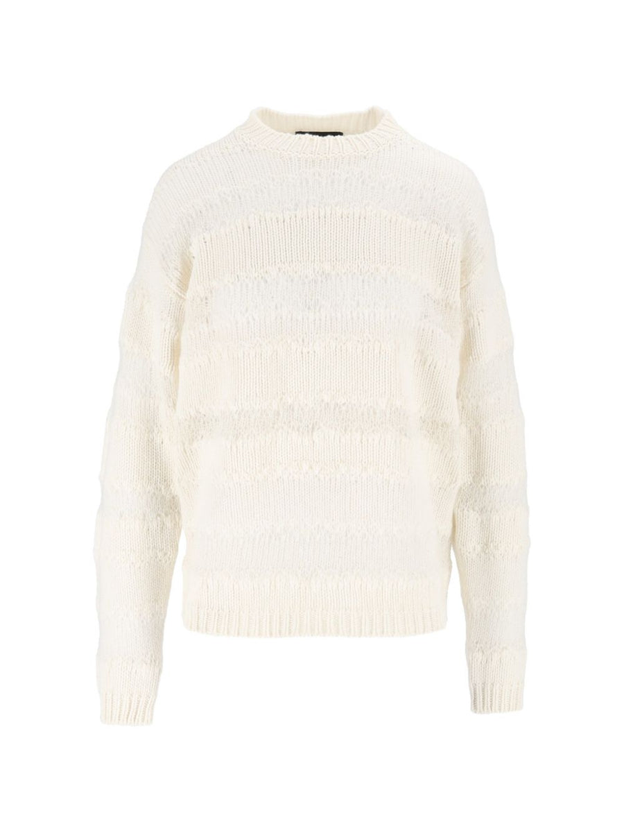 Fabiana Filippi Sequin-Embellished Wool Sweater — Cream