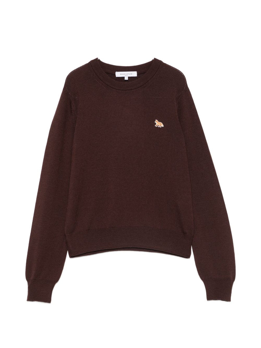 Maison Kitsuné Baby Fox Sweater — Brown