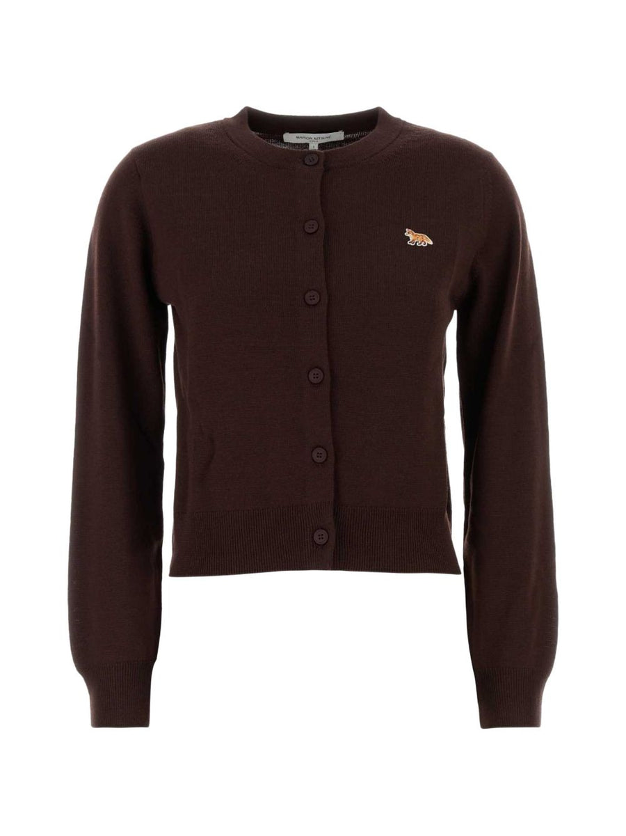 Maison Kitsuné Cardigan — Brown