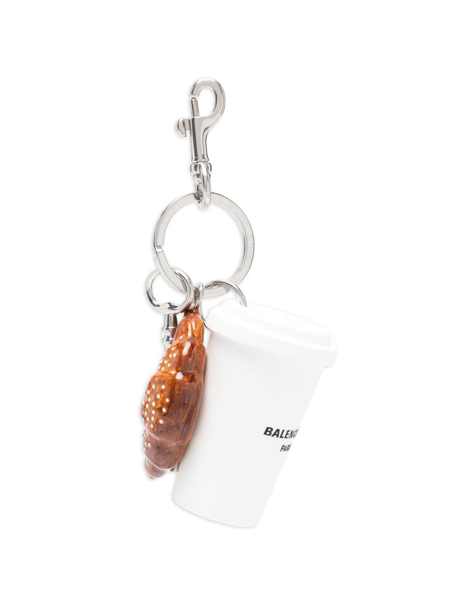 Balenciaga Key Charm — White