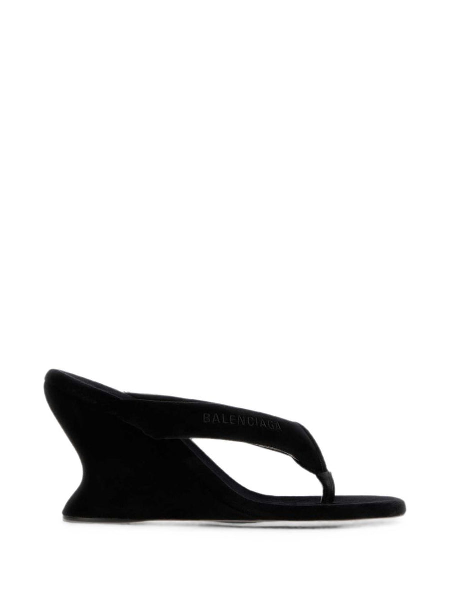 Balenciaga Paris Sandals — Black