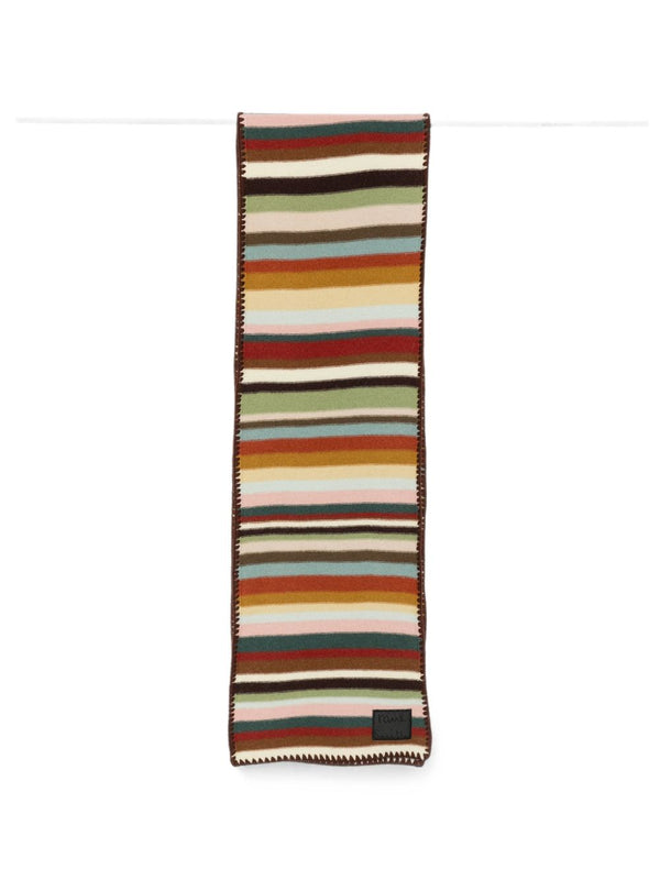 Paul Smith Striped Wool Scarf — Multicolor