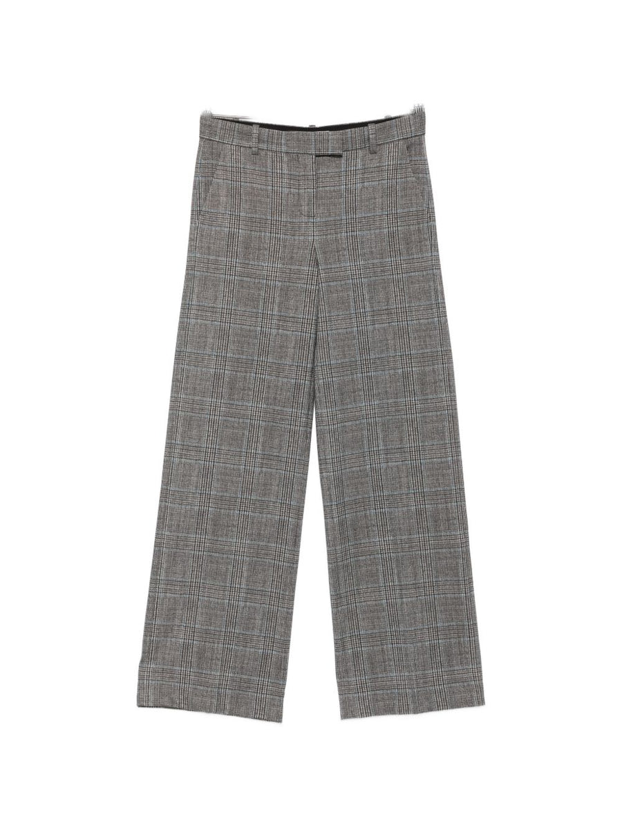 Circolo 1901 Prince of Wales Check Trousers — Grey