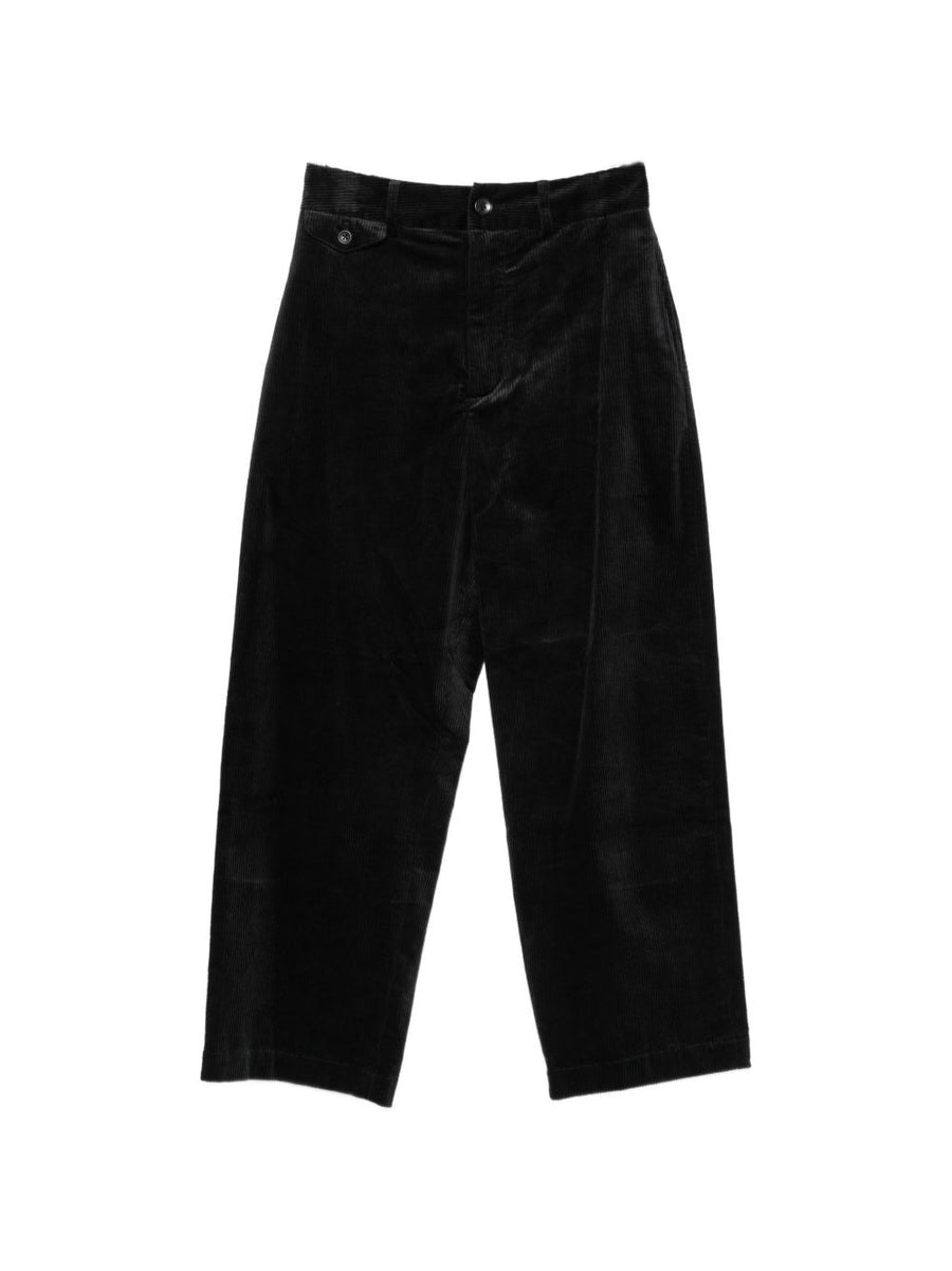 NICHOLSON & NICHOLSON Corduroy Trousers — Black