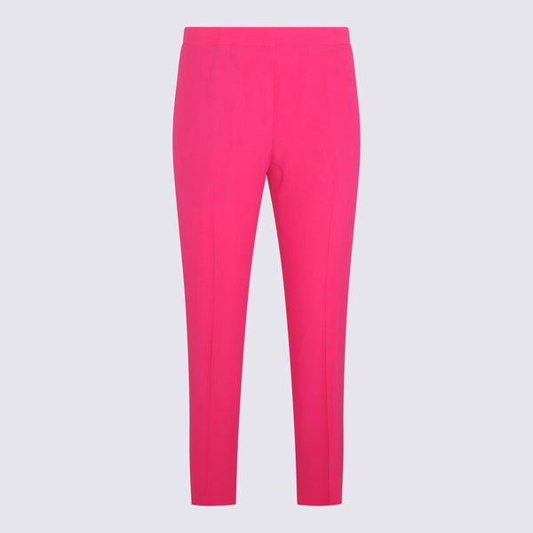 Alexander McQueen 52% Viscose trousers in pink